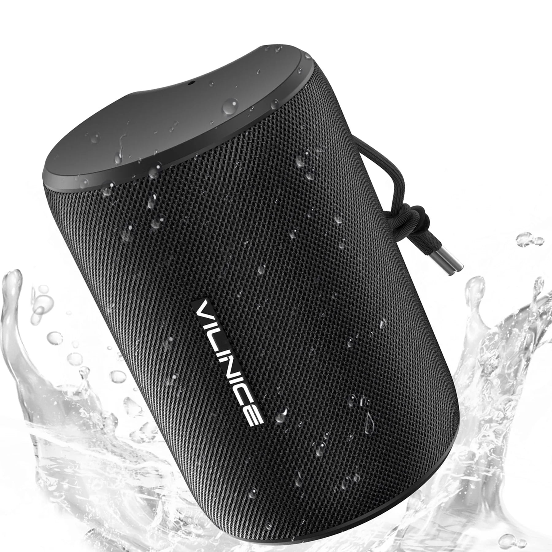 Portable Bluetooth Speaker, IPX7 Waterproof Wireless Speaker, Stocking Stuffers, Bluetooth 5.0, TWS Mini Speaker for Home/Party/Outdoor/Travel/Gifts, Pink