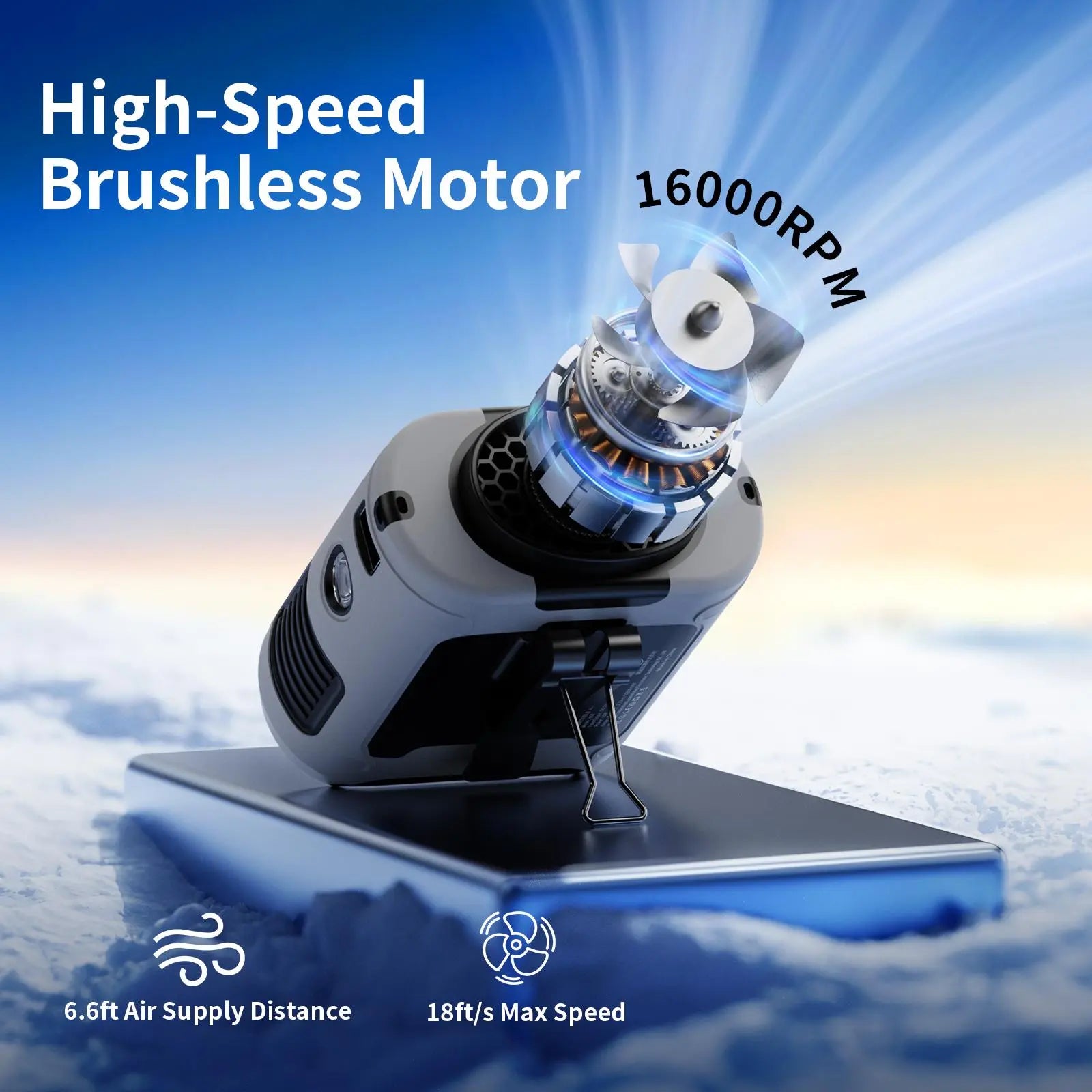 3-in-1 Fan, Torch & LED Light