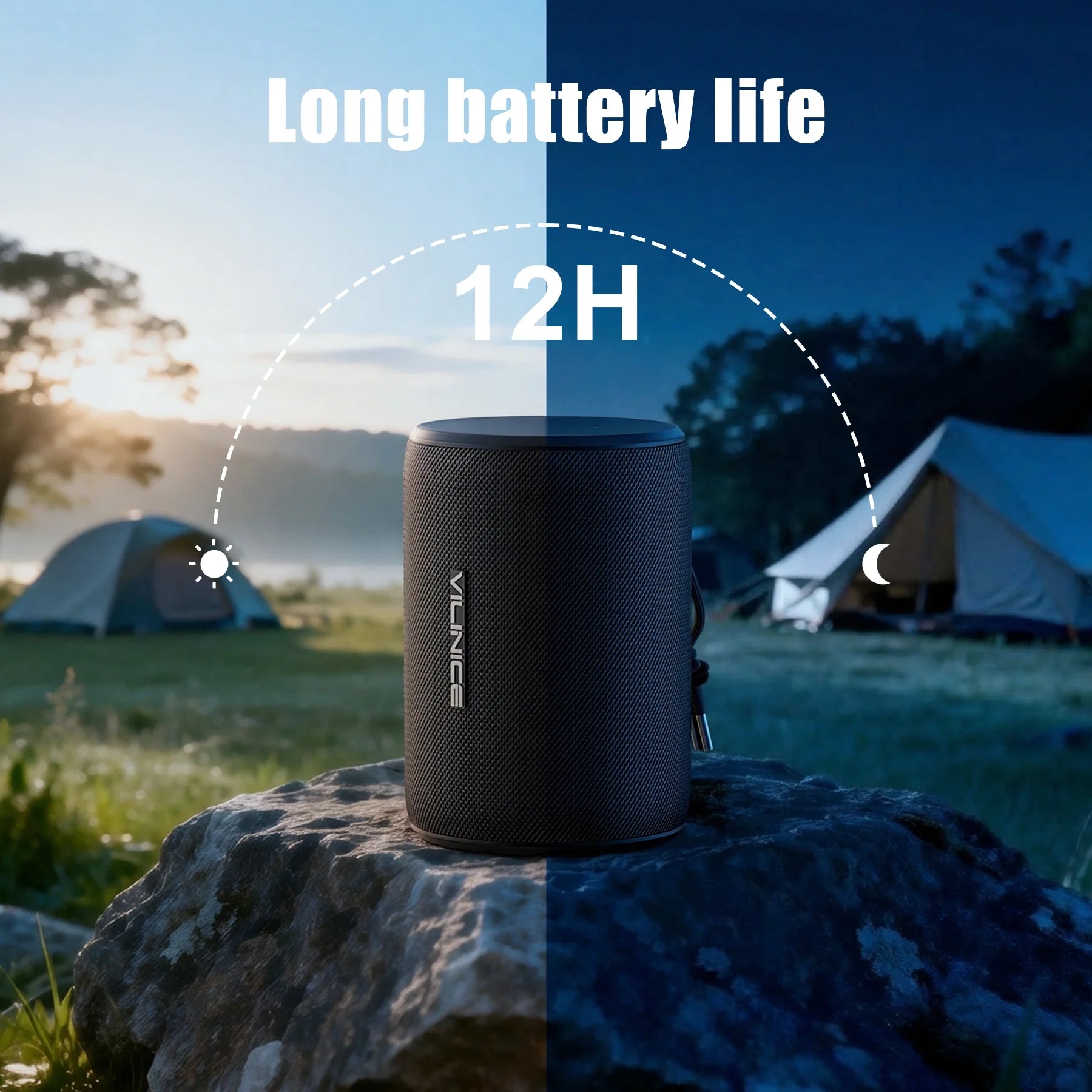 Portable Bluetooth Speaker, IPX7 Waterproof Wireless Speaker, Stocking Stuffers, Bluetooth 5.0, TWS Mini Speaker for Home/Party/Outdoor/Travel/Gifts, Pink